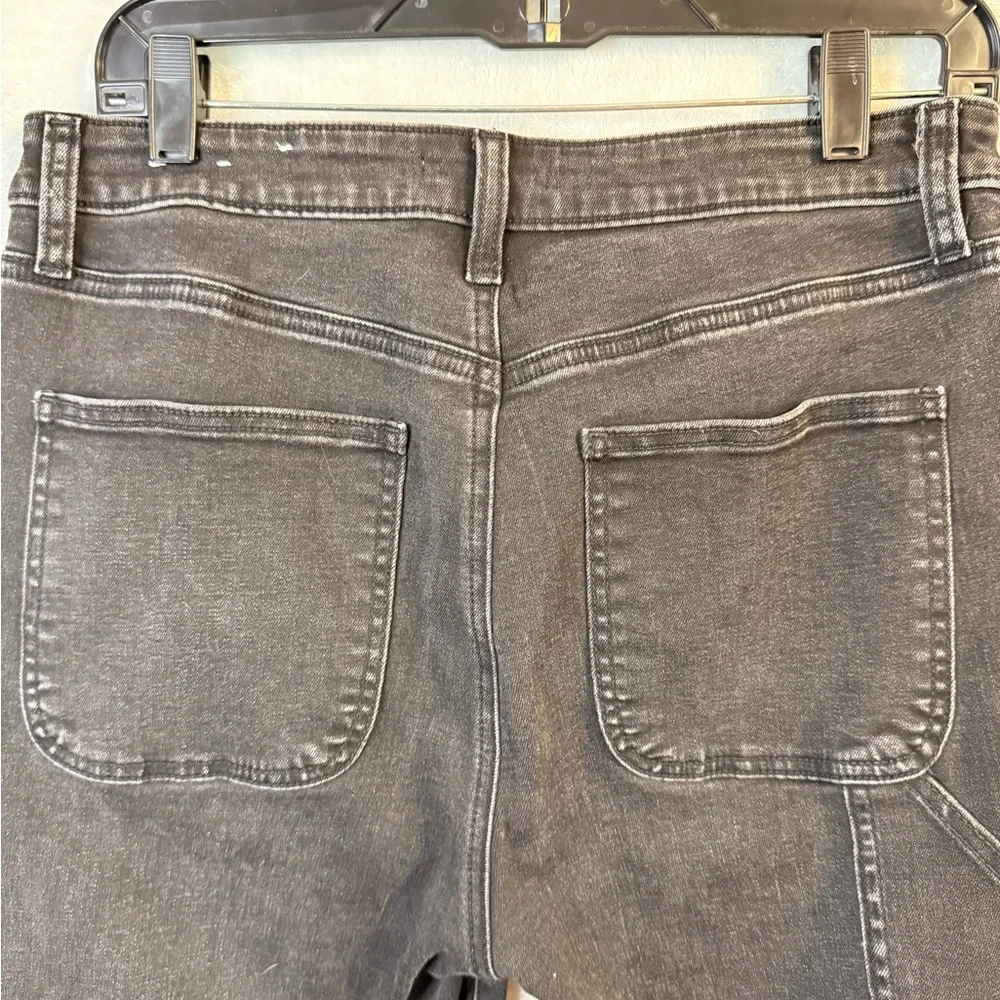 STS Blue Women's Faded Black -Wide Leg Cargo Tall Jeans - Picture 12 of 13